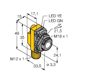 工作原理電感式角度傳感器TURCK，圖爾克技術參數